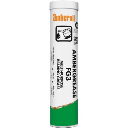 Ambergrease FG3, Multi Purpose Grease, 380g, Tube, Food Safe