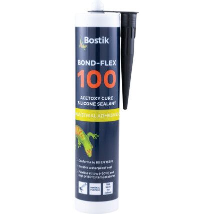 100HMA Black Bond-Flex Silicone Sealant 290ml