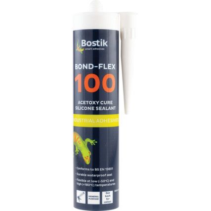 100HMA White Bond-Flex Silicone Sealant 290ml