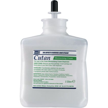 Moisturising Cream 1ltr Sealed Cartridge