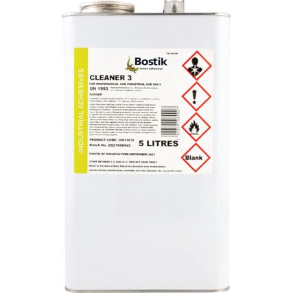 No.3, Cleaner, Solvent Based, Tin, 5ltr