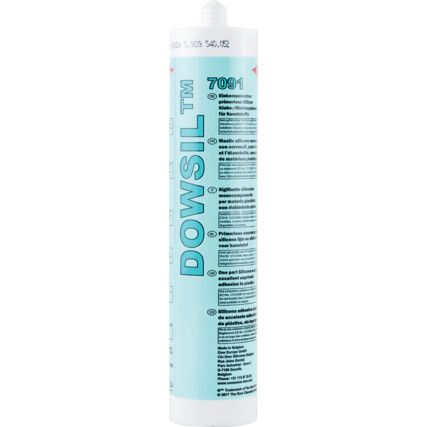 DOWSIL™ 7091 Neutral Cure Adhesive Silicone Sealant, Black, 310ml