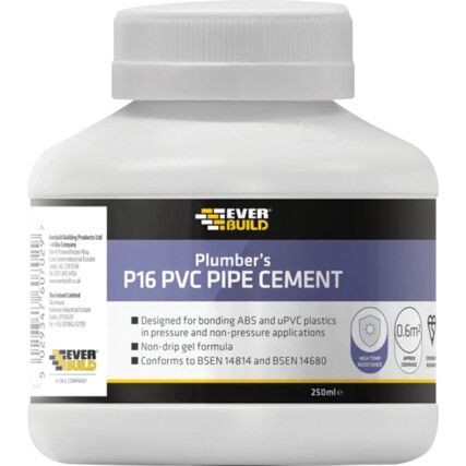 P16 PVC Pipe Cement - 250ml