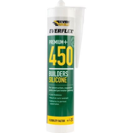 450 Builders Clear Silicone - 310ml