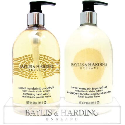 Mandarin & Grapefruit Hand Wash & Lotion Set, 500ML (ST-2)