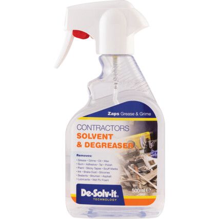 De.Solv.It, Contractors Solvent Cleaner, Solvent Based, Spray Bottle, 500ml