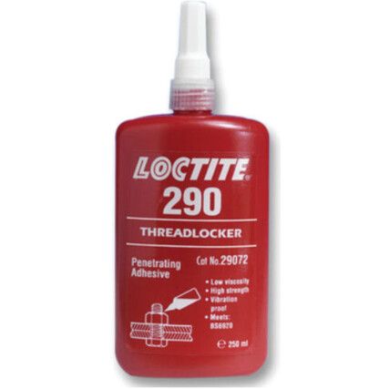 290 High Strength Thread Locking Compound 250ml