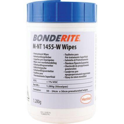 BONDERITE M-NT 1455 WIPES (PK-50)