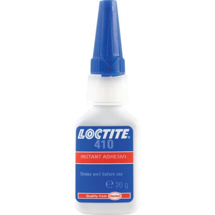 Instant Adhesive, Solvent Free Formula, Shock-Resistant, 20g