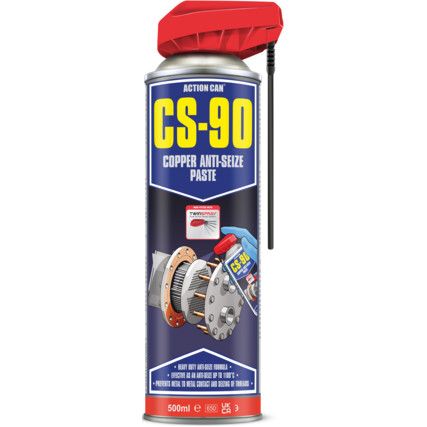 CS-90 COPPER ANTI-SEIZE GREASE TWIN SPRAY