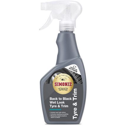 BACK TO BLACK TYRE & TRIM WET LOOK 500ML