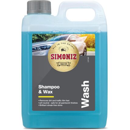 2 IN 1 SHAMPOO & WAX  2 LITRE