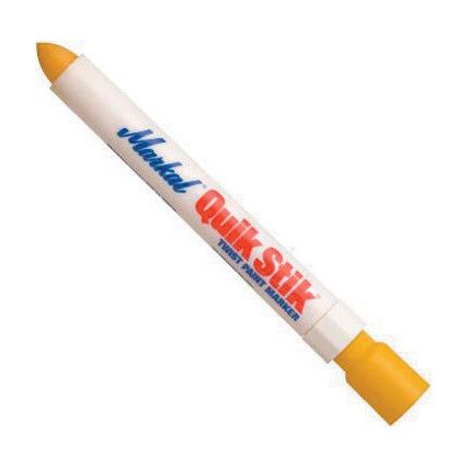 Quik Stik, Paint Stick, Yellow, Permanent, Bullet Tip, Single