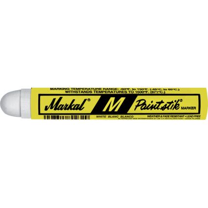 Paintstik + Heat Treat, Paint Stick, White, Permanent, Bullet Tip, Single