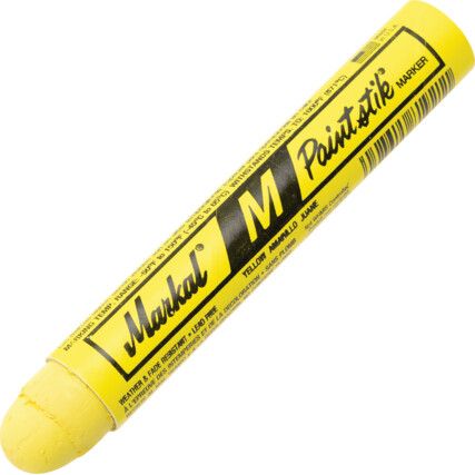 Paintstik + Heat Treat, Paint Stick, Yellow, Permanent, Bullet Tip, Single