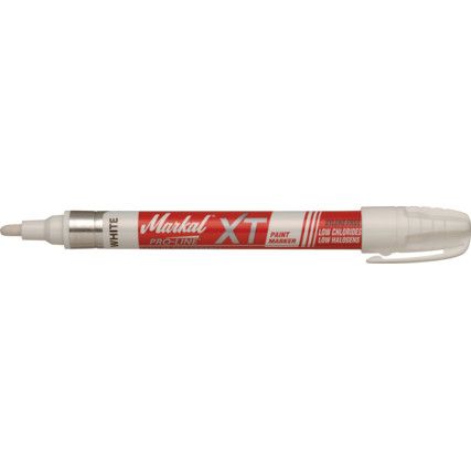 Pro-Line XT, Paint Marker, White, Permanent, Bullet Tip, Single