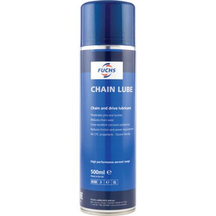 CHAINLUBE, Chain, Drive & Rope Lubricant, Aerosol, 500ml