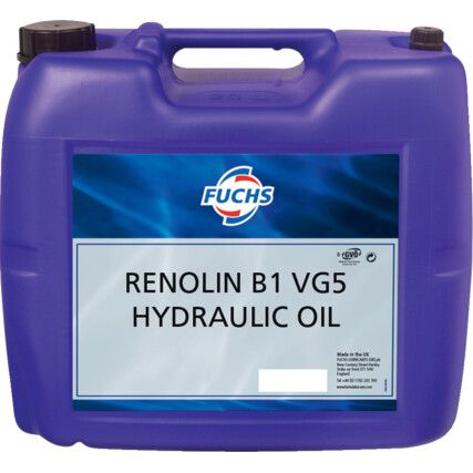 RENOLIN B1 VG5,Hydraulic Oil,Bottle,20ltr