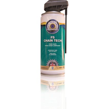 FS CHAIN TECH, Chain, Drive & Rope Lubricant, Aerosol, 400ml