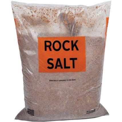 PALLET OF BROWN ROCK SALT 25KG X40