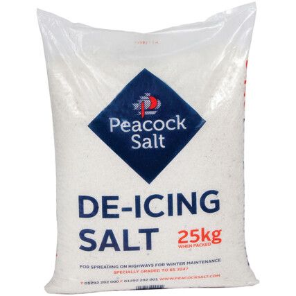 PALLET OF WHITE DE-ICING SALT 25KG X 40