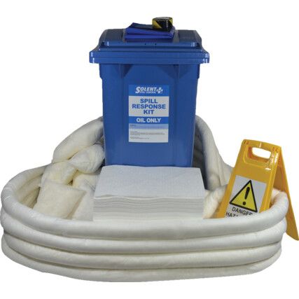 S+SPILL RESPONSE KIT - OIL-ONLY360LTR WHEEL BIN