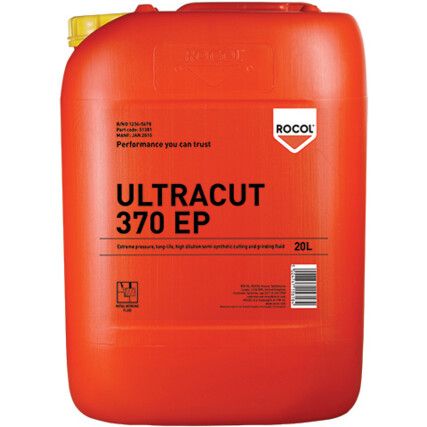 Ultracut 370 EP, Cutting/Grinding Fluid, Barrel, 20ltr