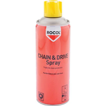 CHAIN & DRIVE, Chain, Drive & Rope Lubricant, Aerosol, 300ml