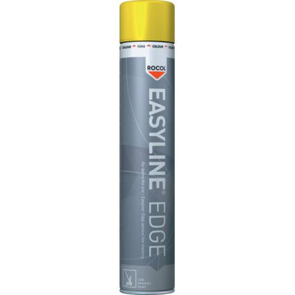 Easyline Edge, Line Marking Spray Paint, Yellow, Aerosol, 750ml