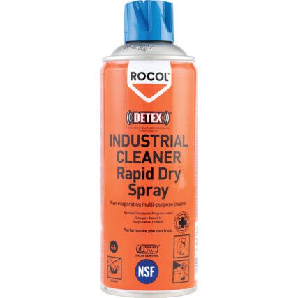 Industrial, Rapid Dry Cleaner, Solvent Based, Aerosol, 300ml