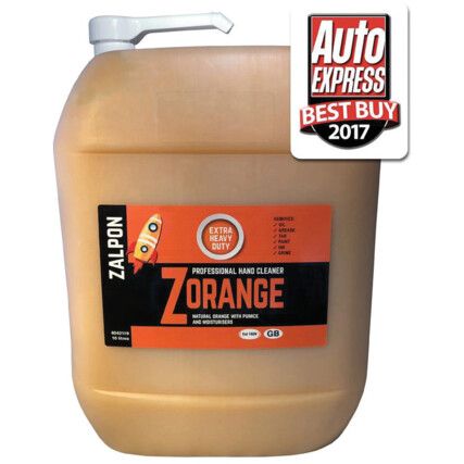 Zalpon Zorange Extra Heavy Duty Hand Cleaner 10Ltr With Pump