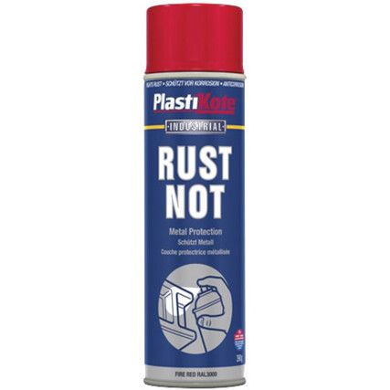 786 Rust Not Metal Protection Fire Red Aerosol Paint - 500ml