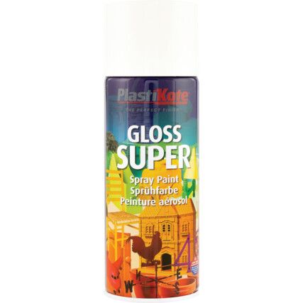 Projekt Paint™ Super White Aerosol Paint - 400ml