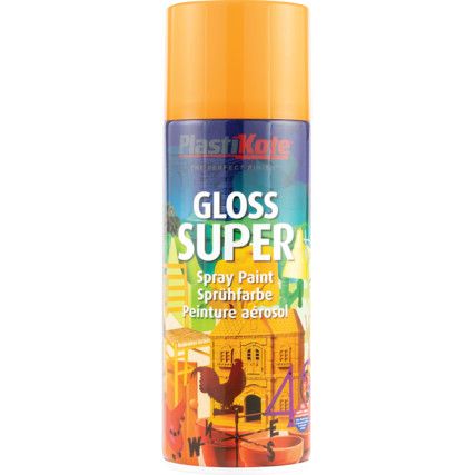 Projekt Paint™ Super Orange Aerosol Paint - 400ml