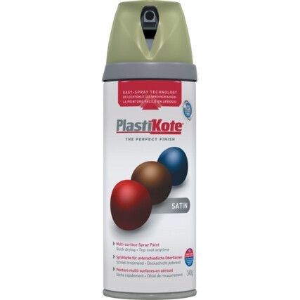 22122 Twist & Spray Satin Everglade Aerosol Paint - 400ml