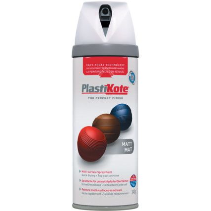 23100 Twist & Spray Matt White Aerosol Paint - 400ml