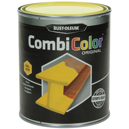 7343 CombiColor® Light Yellow Metal Paint - 2.5ltr