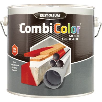 7365MS CombiColor® Gloss Red Multi-Surface Paint - 2.5ltr