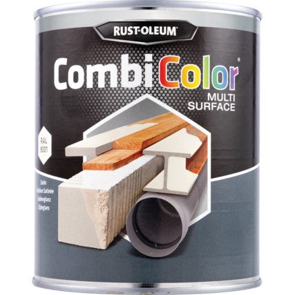 7493MS CombiColor® Satin Cream  Multi-Surface Paint - 750ml