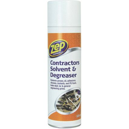 Contractors, Solvent & Degreaser, Solvent Based, Aerosol, 500ml