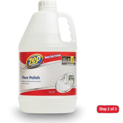 Floor Polish, 5L, Screw Top Bottle