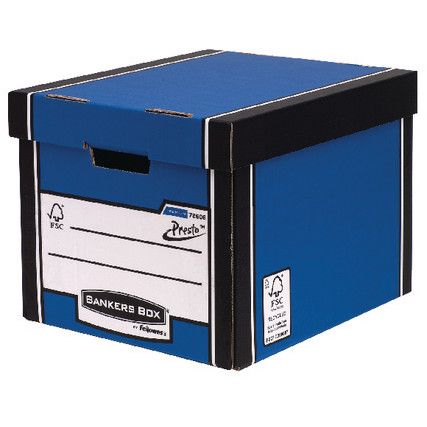 7260603 BANKERS BOX PREM TALL STORAGE BOX BLE (PK-10)