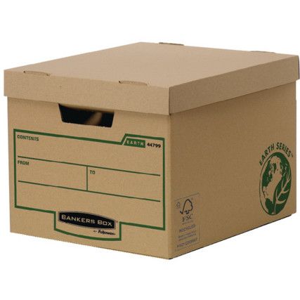 4479901 EARTH SERIES BANKERS BOX H/DUTY STORAGE BOX (PK-10)