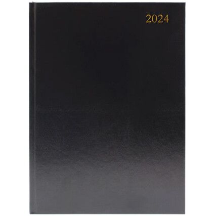 DESK DIARY WTV A4 BLACK 2024