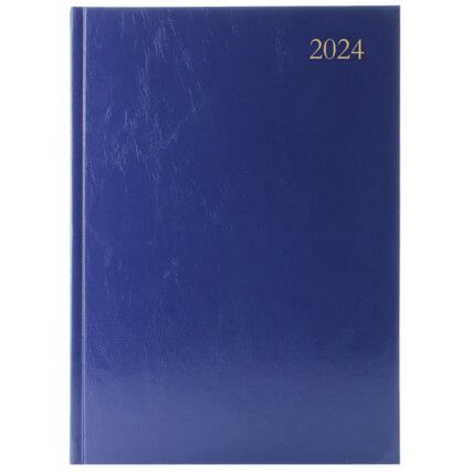 DESK DIARY WTV A4 BLUE 2024