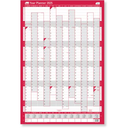 COMPACT YEAR PLANNER PTRT 2025