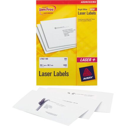 L7165 ADDRESS LABEL WHITE PK500