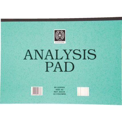 A3 ANALYSIS PAD 16 COLUMN