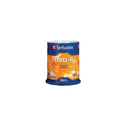 DVD-R 4.7GB 120MIN 16X SPINDLE (PK-100)