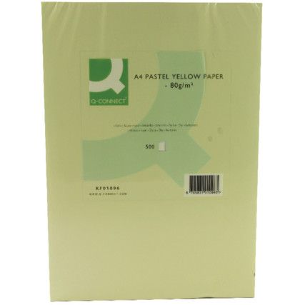 KF01096 COPIER PAPER A4 YLW(PK-500)